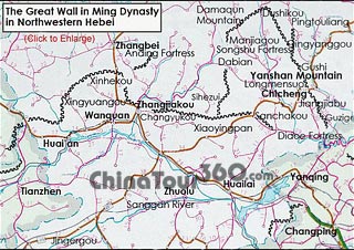 Great Wall in the Ming Dynasty in Northwestern Hebei